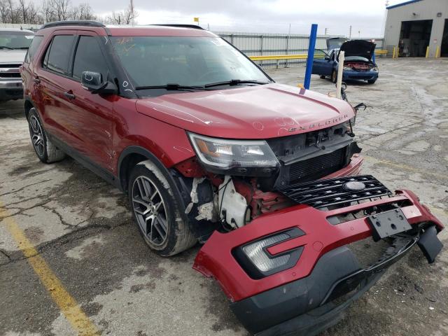 FORD EXPLORER S 2016 with VIN 1FM5K8GT9GGB00951 - Photo from auction