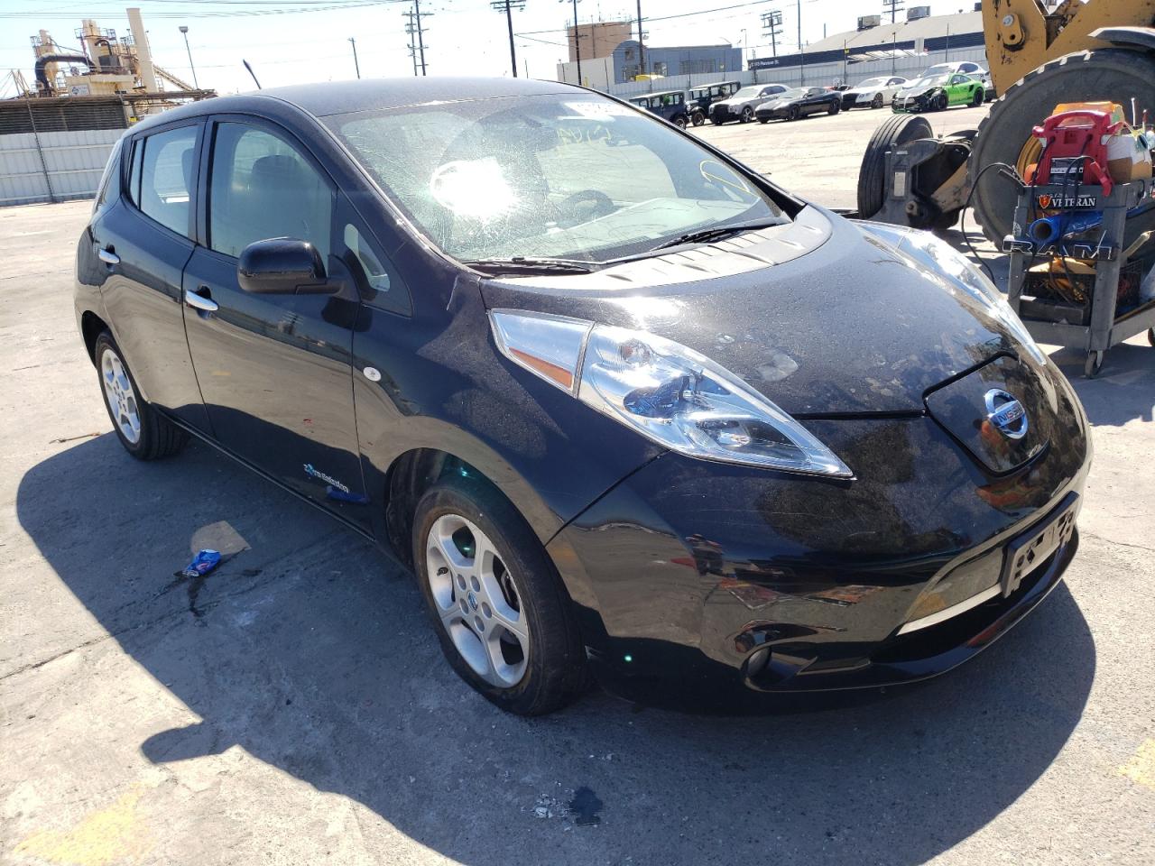 NISSAN LEAF SV 2012 with VIN JN1AZ0CP2CT020467 - Photo from auction