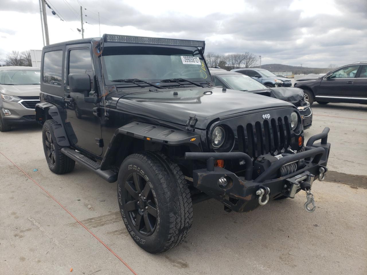 JEEP WRANGLER X 2008 with VIN 1J4FA24188L555840 - Photo from auction