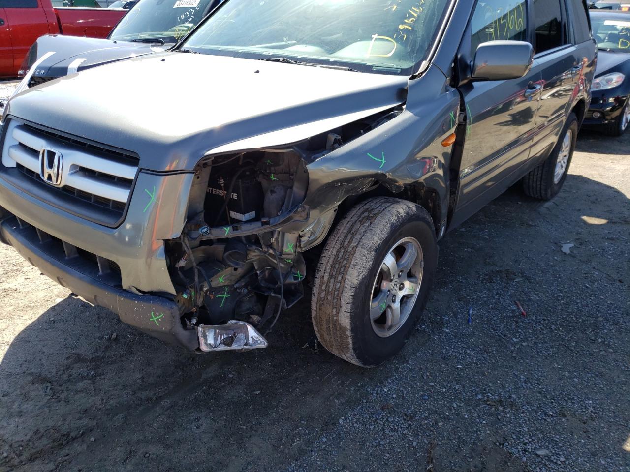 Photo 9 from auction – 2007 HONDA PILOT EX with VIN 5FNYF18487B032351