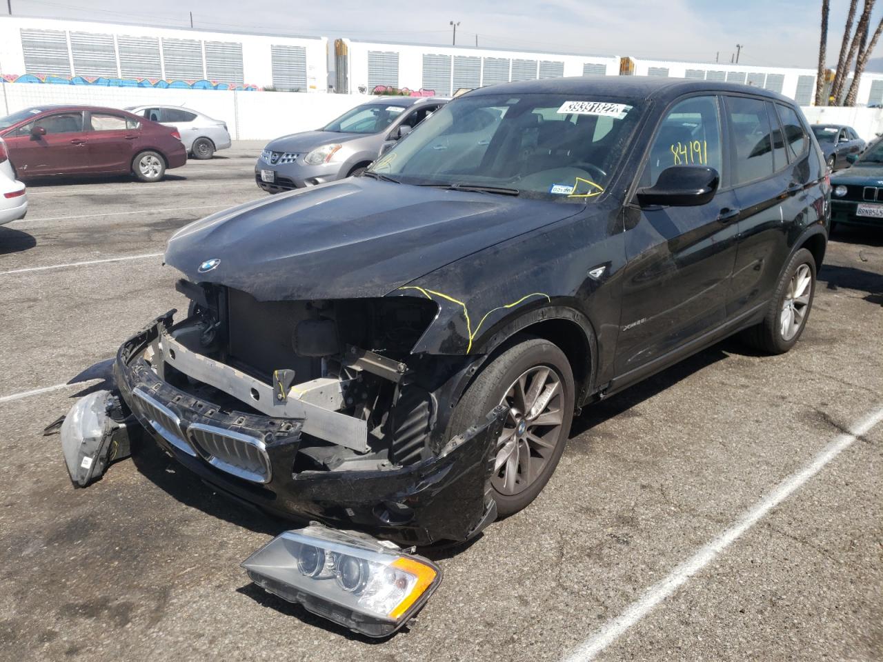 Photo 2 from auction – 2014 BMW X3 XDRIVE2 with VIN 5UXWX9C50E0D32837