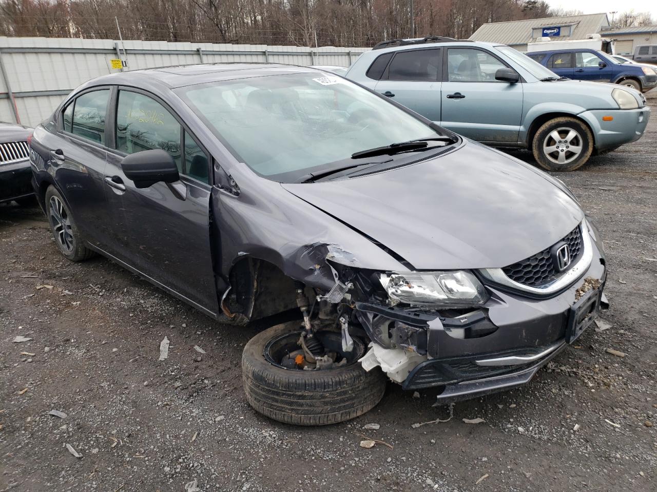 HONDA CIVIC EX 2014 with VIN 19XFB2F86EE061963 - Photo from auction