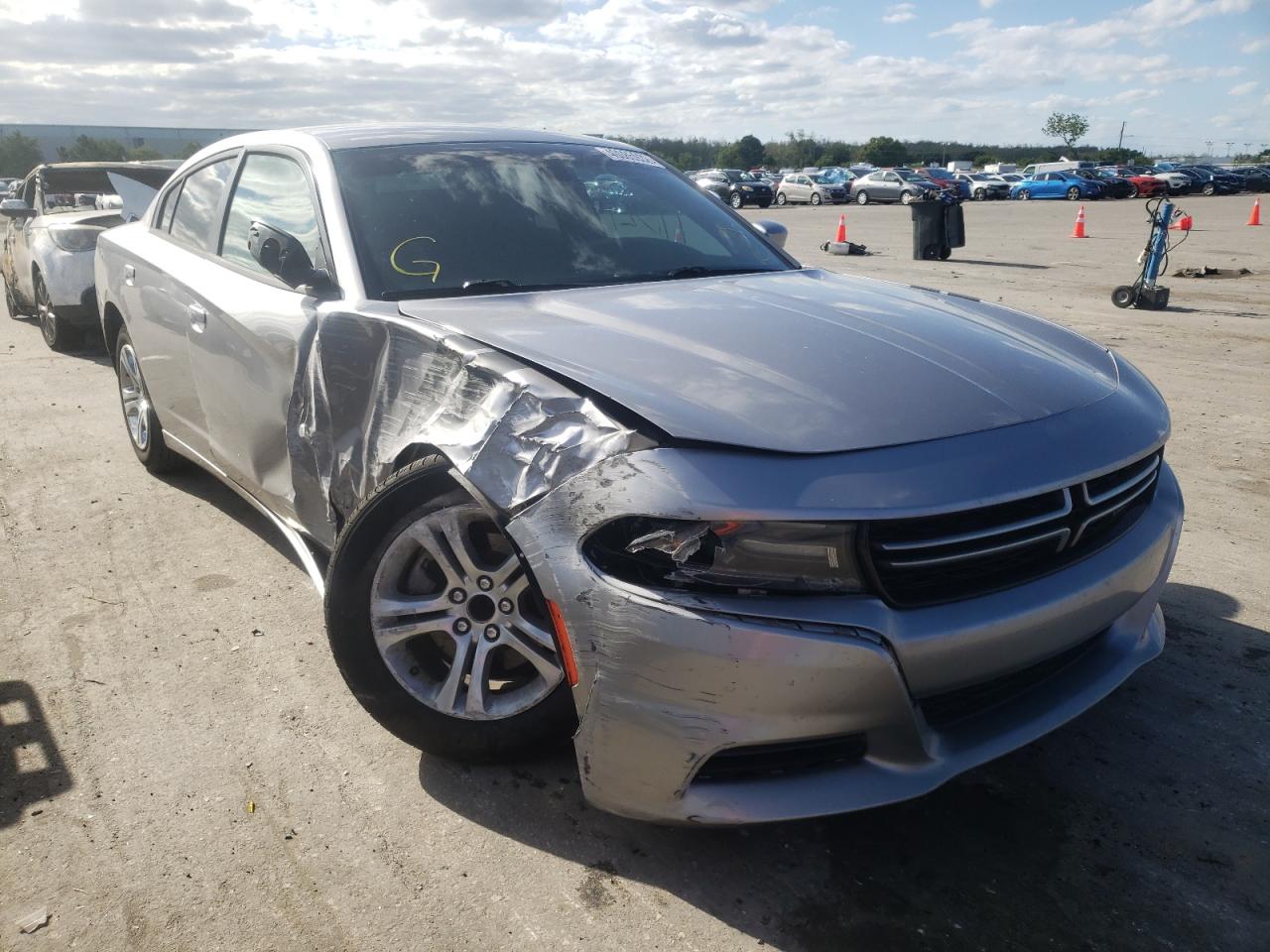DODGE CHARGER SE 2015 with VIN 2C3CDXBG8FH776406 - Photo from auction