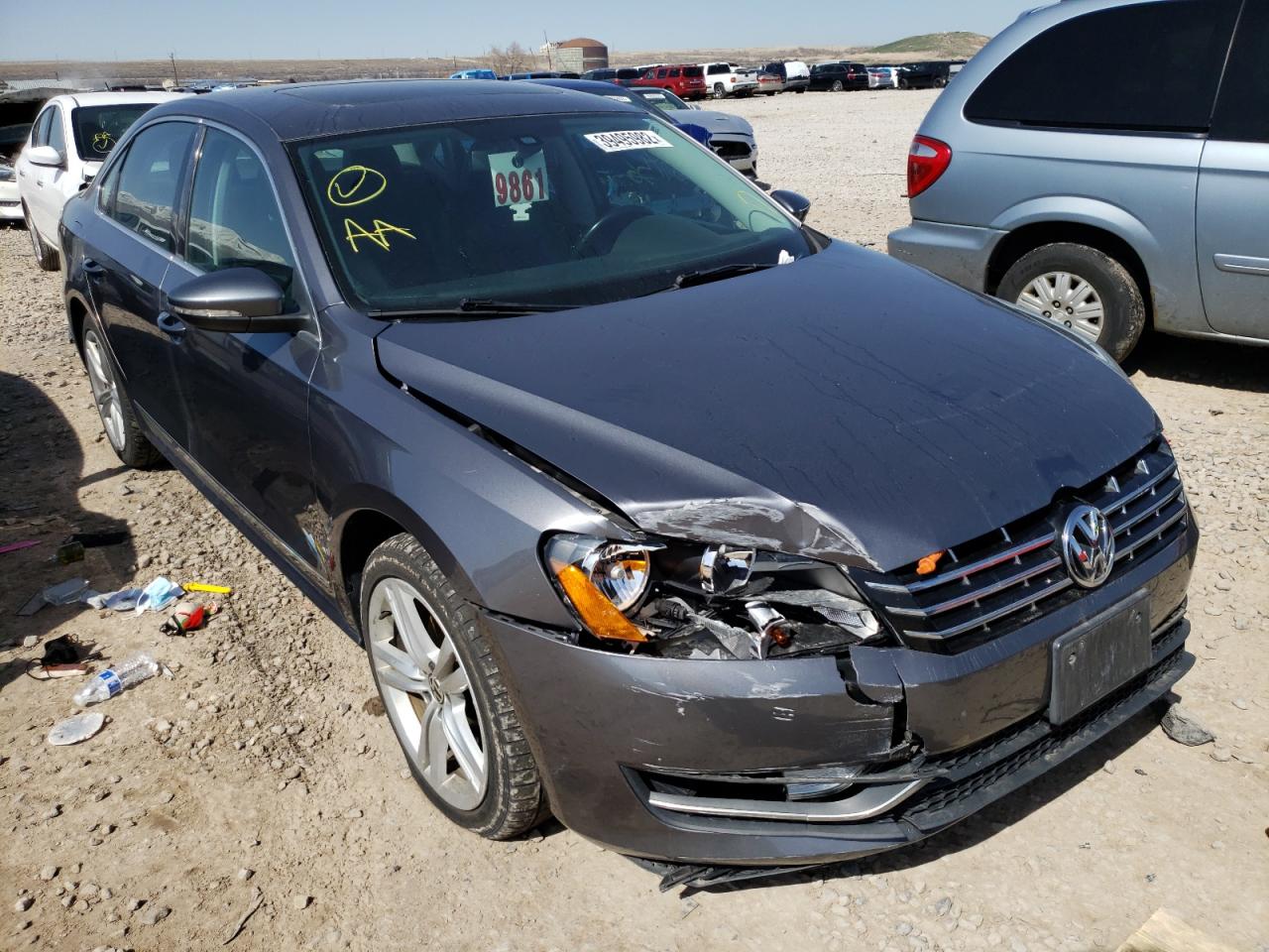 VOLKSWAGEN PASSAT SEL 2012 with VIN 1VWCN7A31CC101080 - Photo from auction