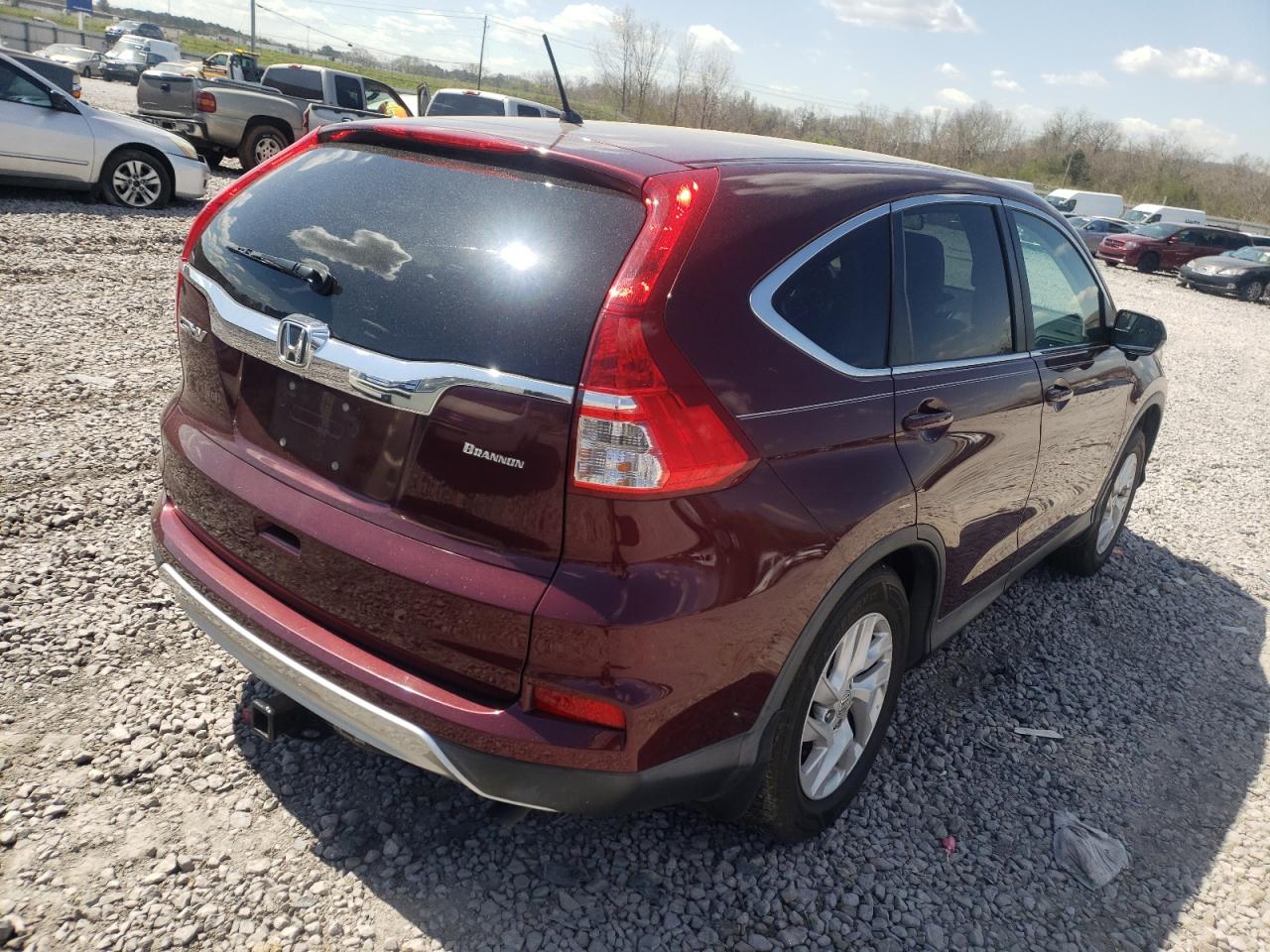 Photo 4 from auction – 2016 HONDA CR-V EX with VIN 2HKRM3H57GH539712
