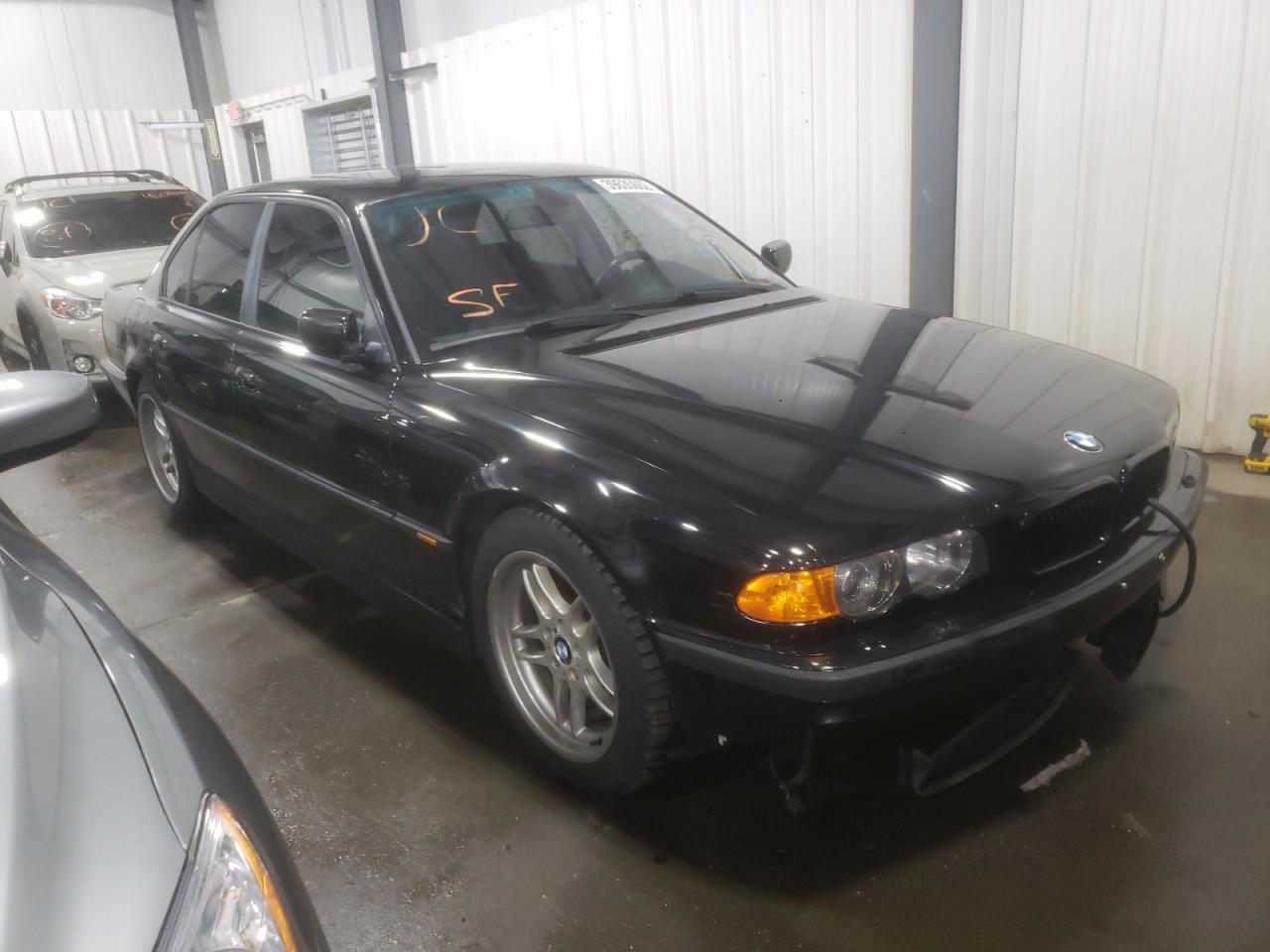 BMW 740 I AUTO 2000 with VIN WBAGG8342YDN76858 - Photo from auction
