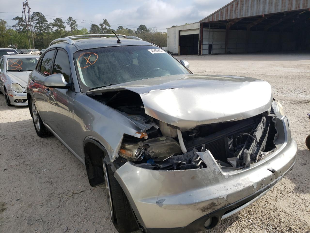 INFINITI FX35 2007 with VIN JNRAS08W07X207965 - Photo from auction