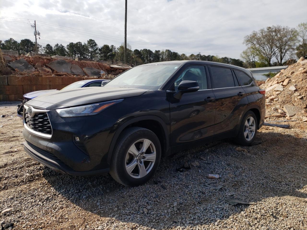 Photo 2 from auction – 2020 TOYOTA HIGHLANDER with VIN 5TDZZRAH9LS018309