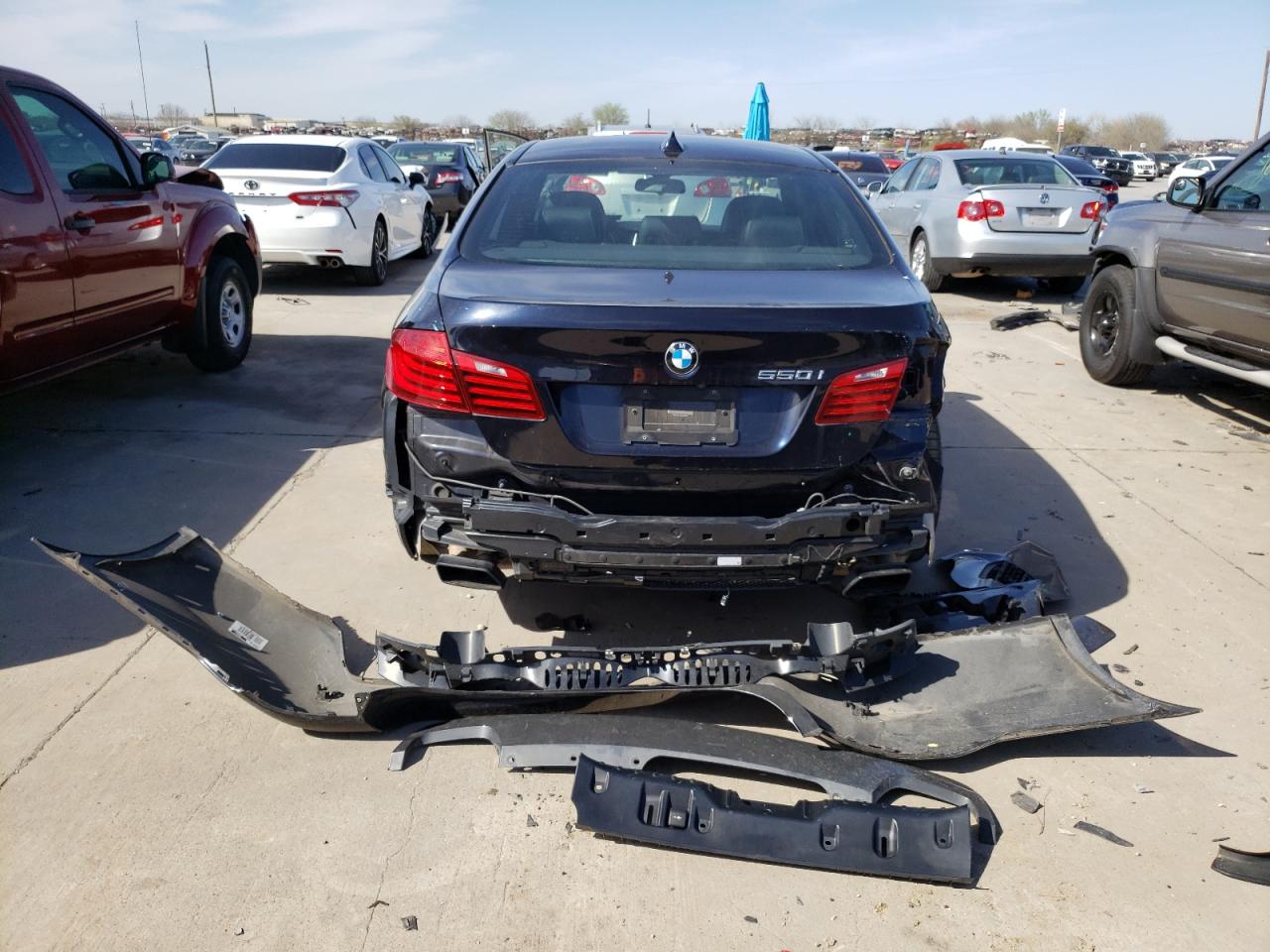 Photo 9 from auction – 2014 BMW 550 I with VIN WBAKN9C5XED000607