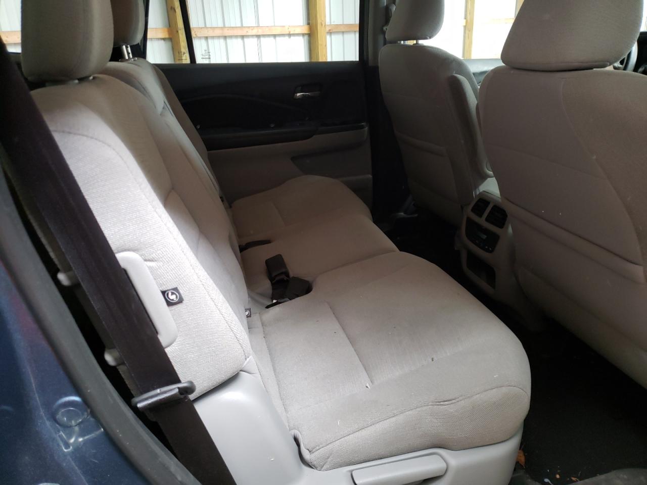 Photo 6 from auction – 2016 HONDA PILOT EX with VIN 5FNYF6H43GB055761
