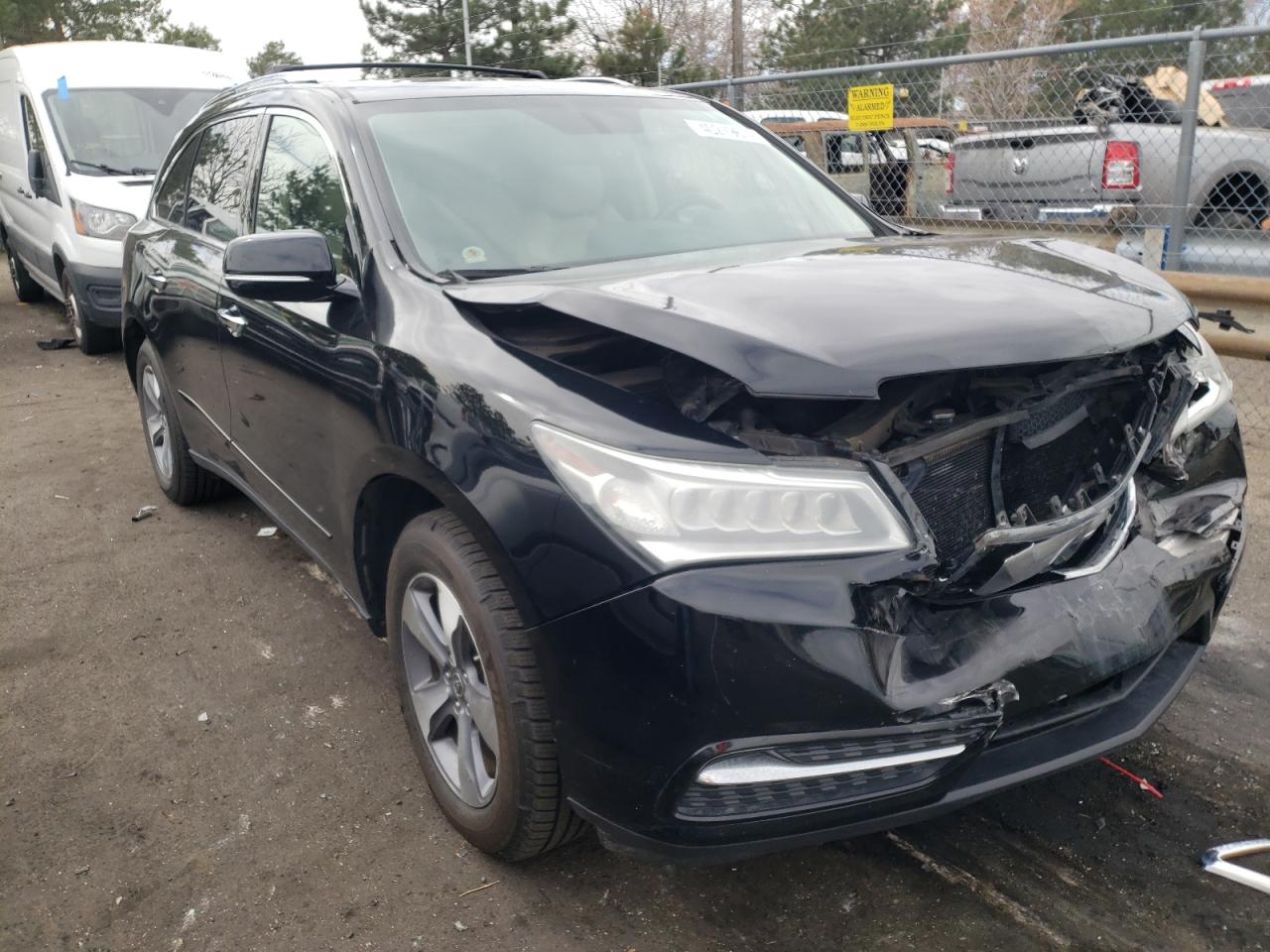 Photo 9 from auction – 2014 ACURA MDX with VIN 5FRYD4H20EB007591