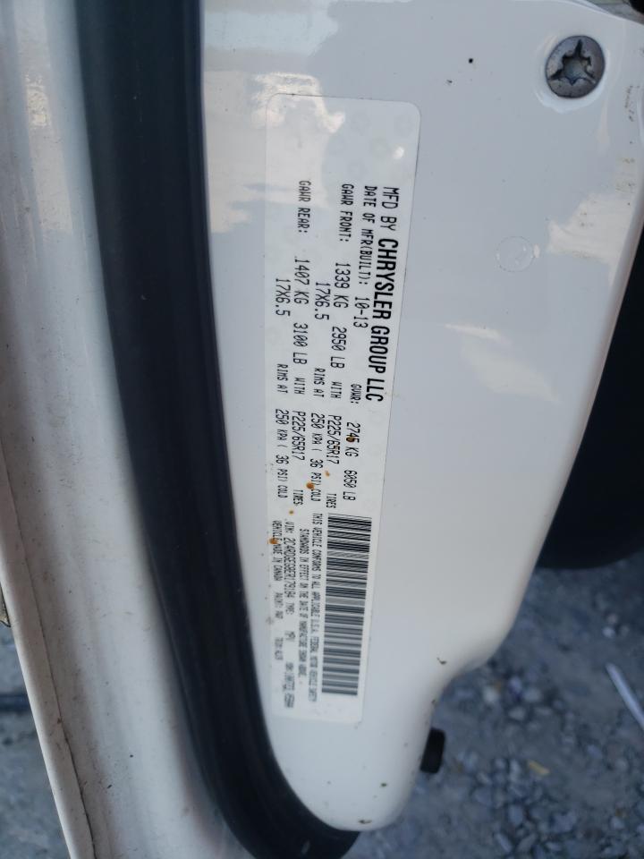 Photo 10 from auction – 2014 DODGE GRAND CARA with VIN 2C4RDGEG8ER179184