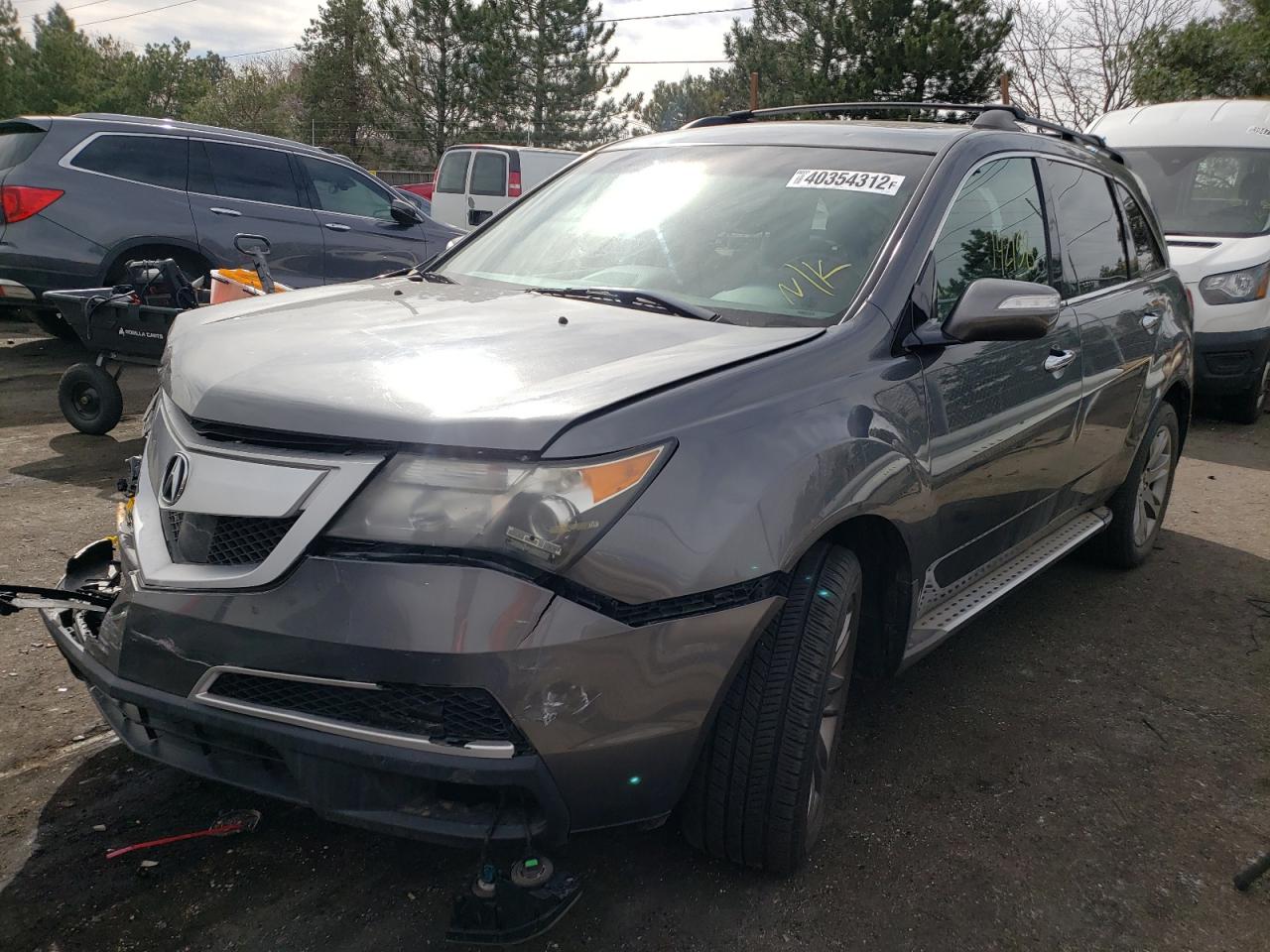 Photo 2 from auction – 2012 ACURA MDX ADVANC with VIN 2HNYD2H6XCH545208