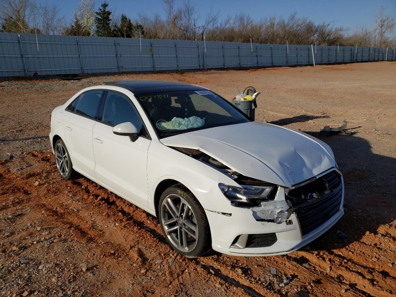 AUDI A3 PREMIUM 2017 with VIN WAUB8GFF2H1007847 - Photo from auction