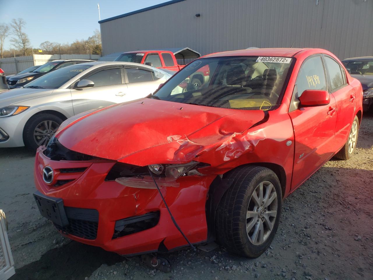 Photo 2 from auction – 2007 MAZDA 3 S with VIN JM1BK323171644378