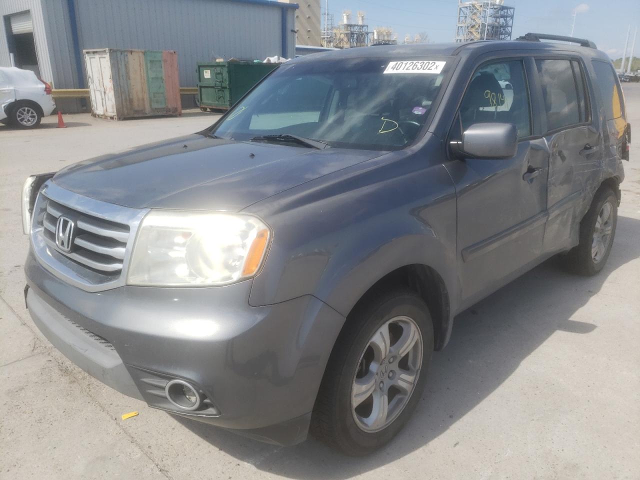 Photo 2 from auction – 2013 HONDA PILOT EXL with VIN 5FNYF3H50DB033901