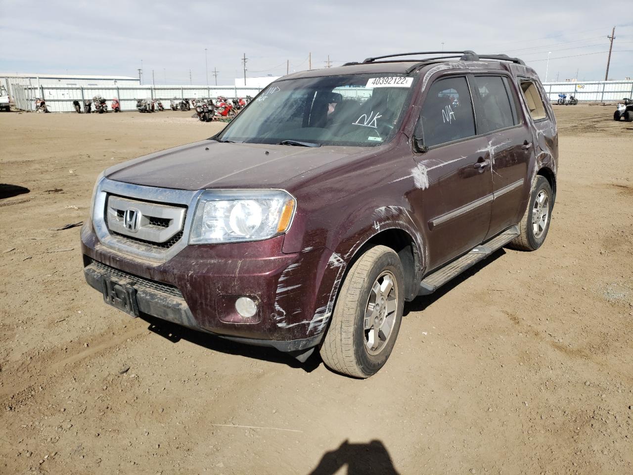 Foto 2 de la subasta – 2011 HONDA PILOT TOUR con VIN 5FNYF4H91BB065519