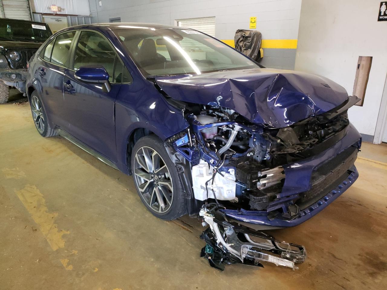 TOYOTA COROLLA SE 2021 with VIN 5YFP4MCE8MP072786 - Photo from auction