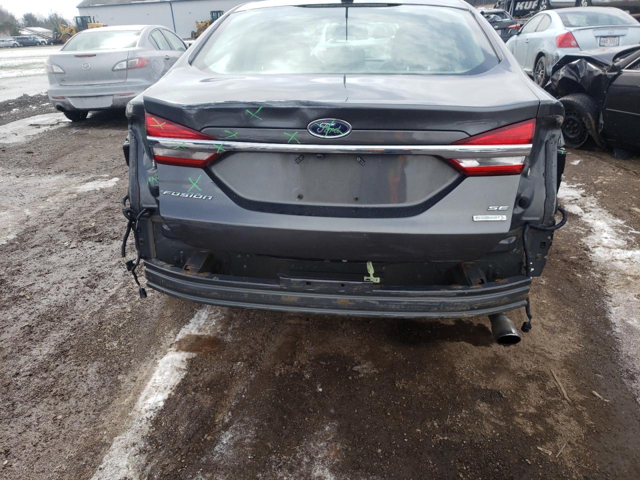 Photo 9 from auction – 2017 FORD FUSION SE with VIN 3FA6P0HD7HR403987