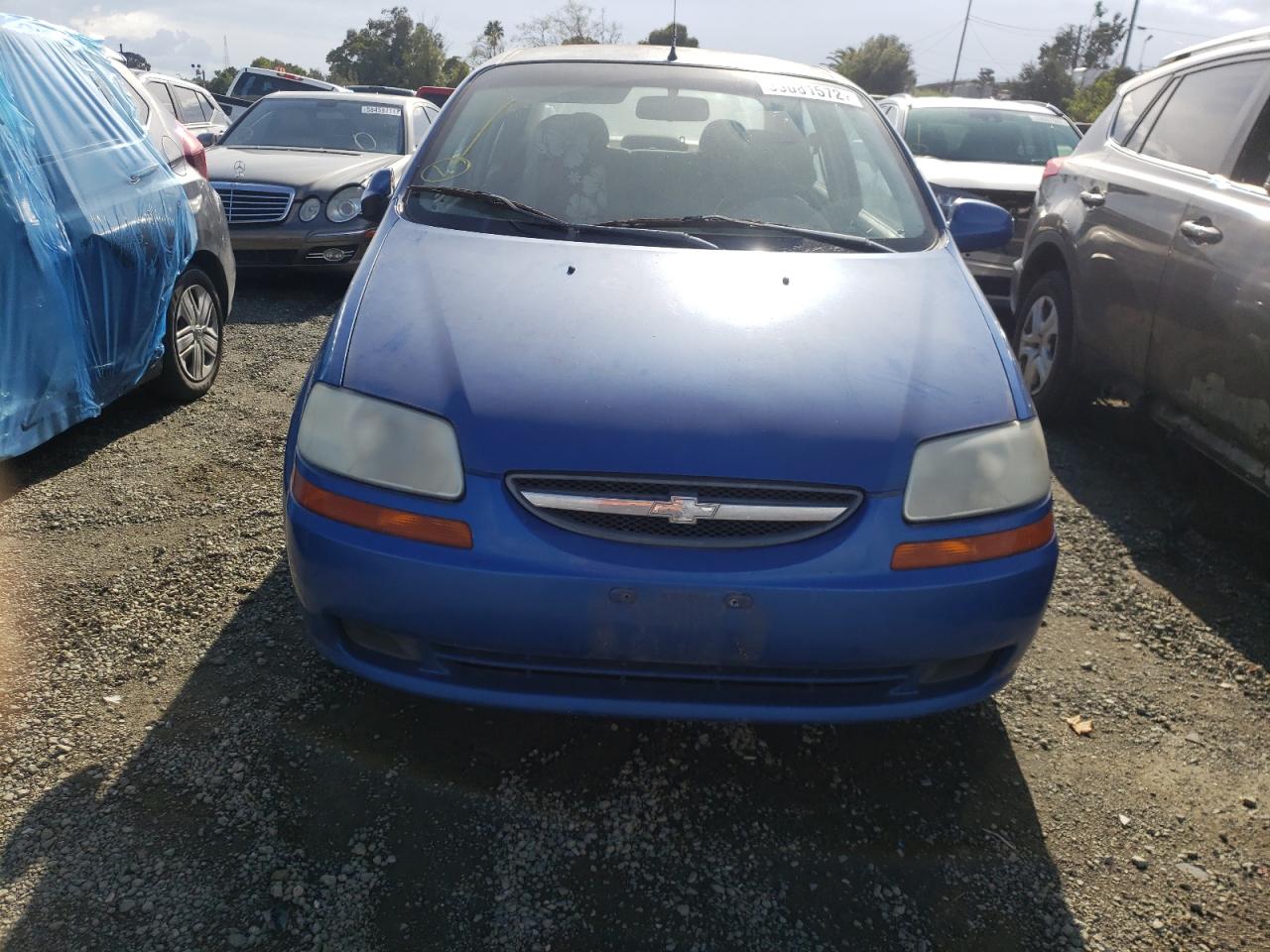 Photo 9 from auction – 2006 CHEVROLET AVEO BASE with VIN KL1TD56636B543616