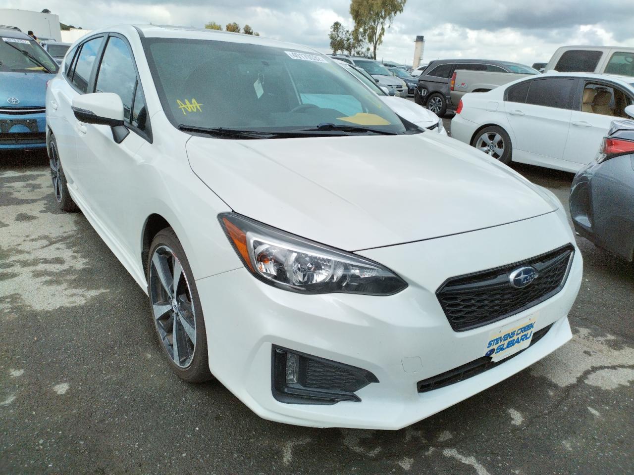 SUBARU IMPREZA SP 2018 with VIN 4S3GTAM69J3707995 - Photo from auction