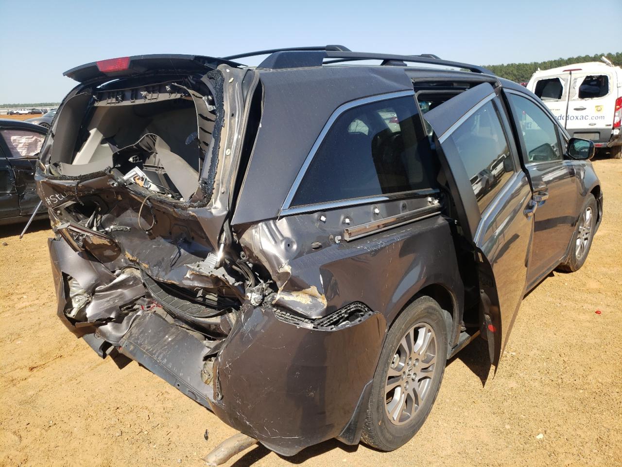 Photo 4 from auction – 2013 HONDA ODYSSEY EX with VIN 5FNRL5H67DB018040