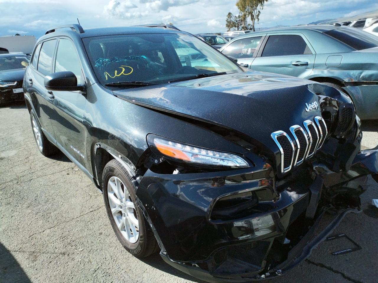 Photo 1 from auction – 2016 JEEP CHEROKEE S with VIN 1C4PJLAB7GW243339