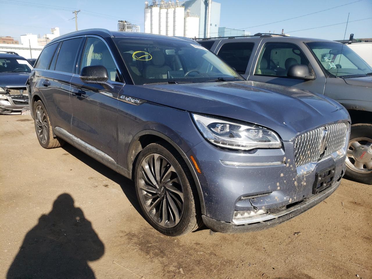 LINCOLN AVIATOR RE 2021 with VIN 5LM5J7XC9MGL09371 - Photo from auction