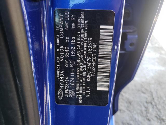 Photo 10 from auction – 2014 HYUNDAI ACCENT GLS with VIN KMHCT5AE7EU183579