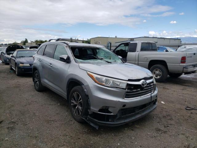 TOYOTA HIGHLANDER 2016 with VIN 5TDJKRFH1GS327806 - Photo from auction