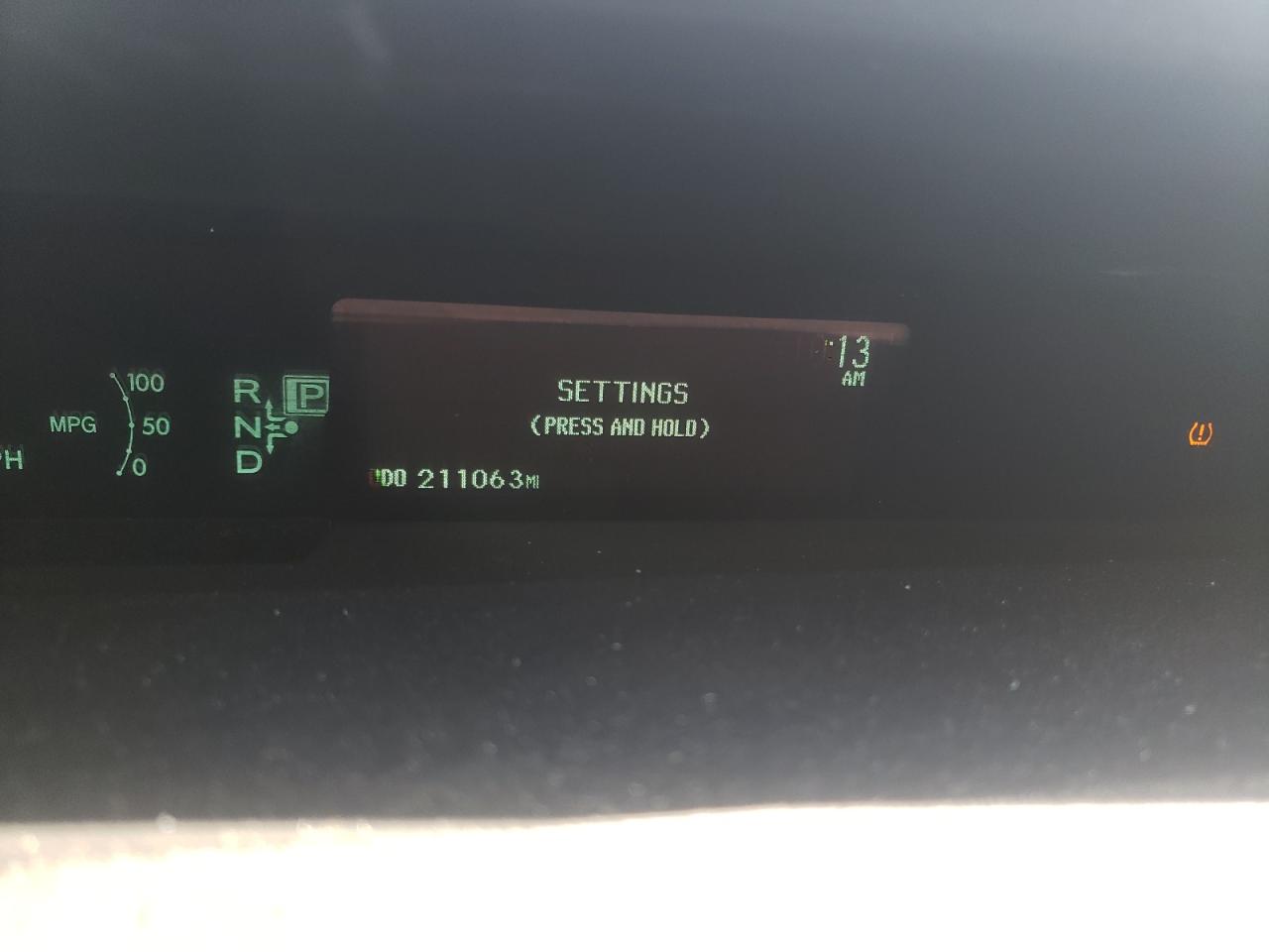 Photo 8 from auction – 2011 TOYOTA PRIUS with VIN JTDKN3DU2B0258645