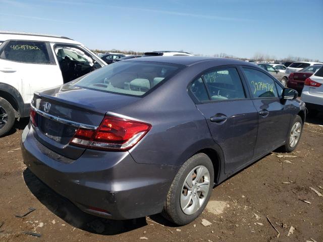 Photo 4 from auction – 2015 HONDA CIVIC LX with VIN 19XFB2F5XFE111349