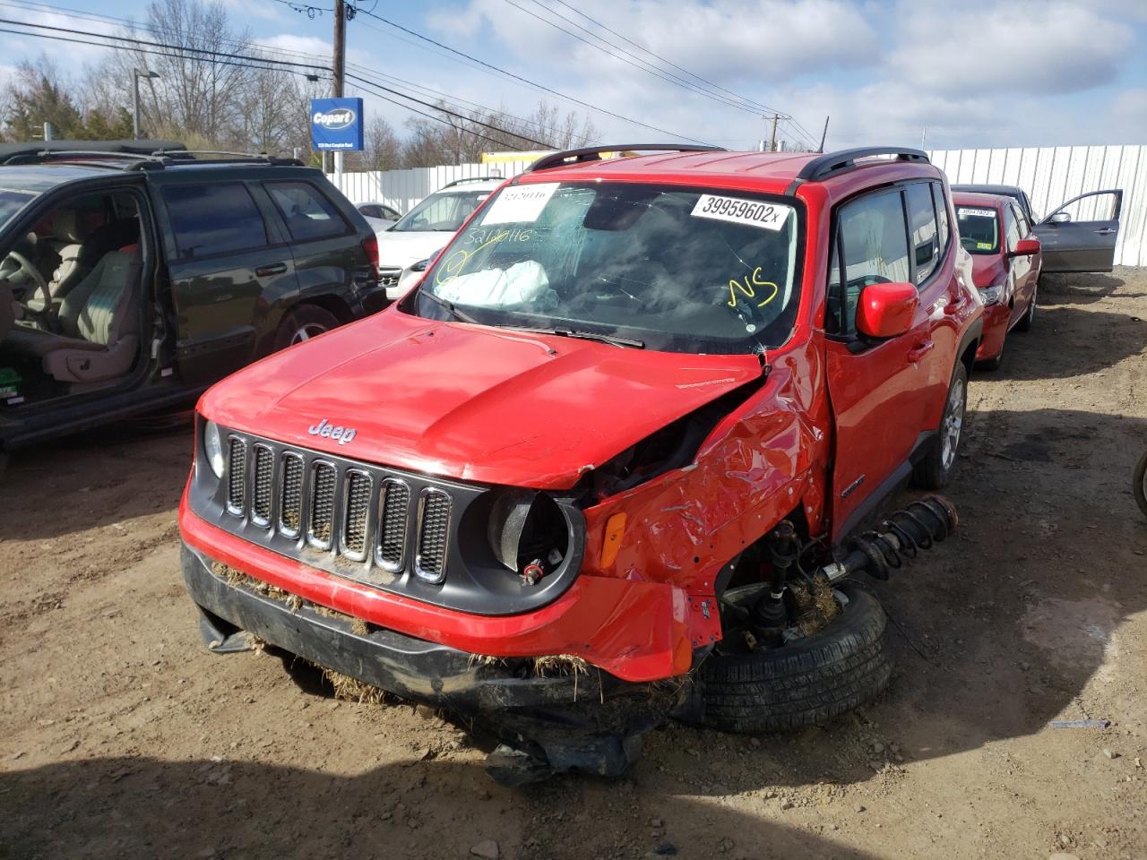 Photo 2 from auction – 2015 JEEP RENEGADE L with VIN ZACCJBBT0FPB58383