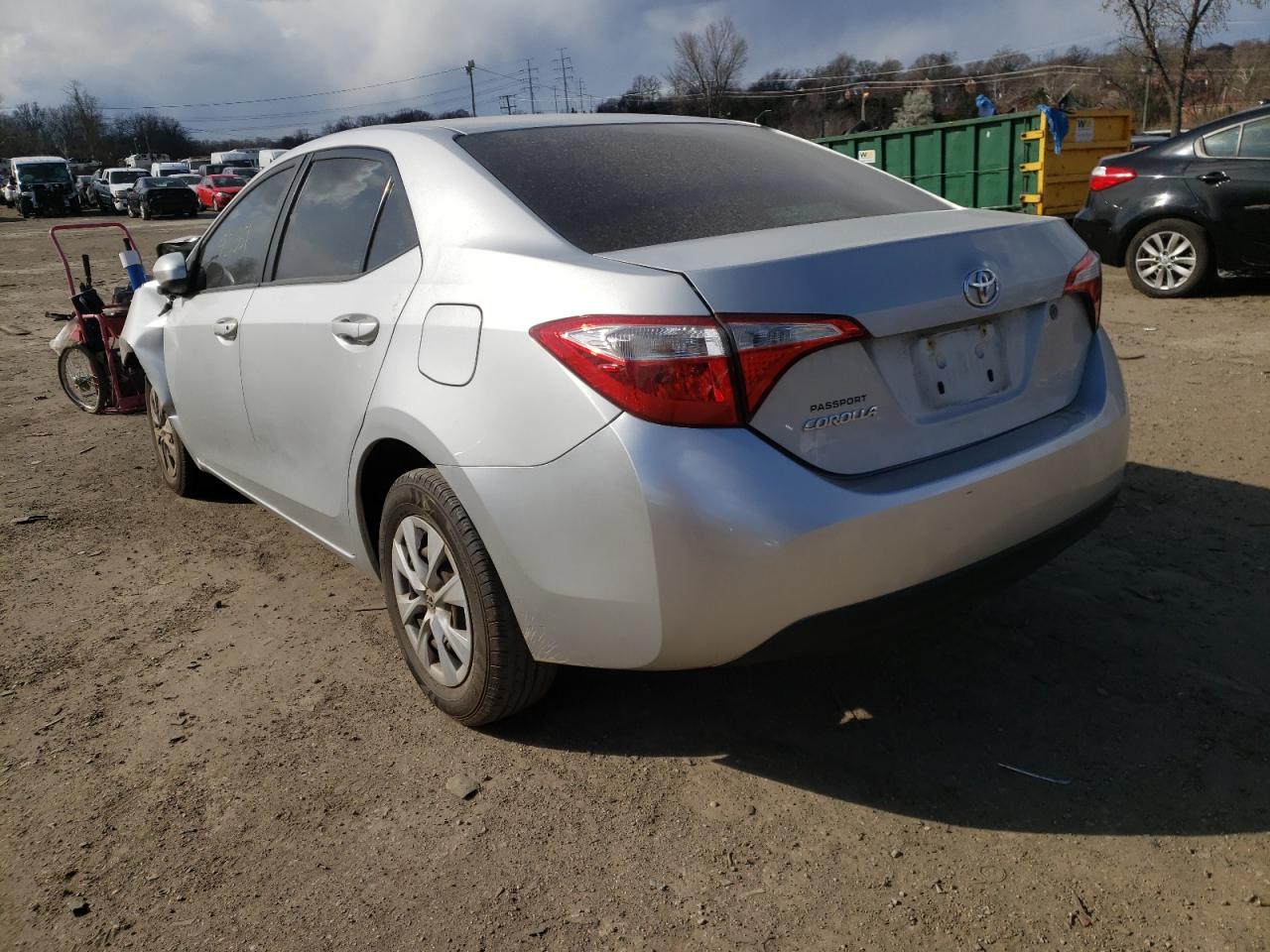 Photo 3 from auction – 2015 TOYOTA COROLLA L with VIN 2T1BURHE0FC346792