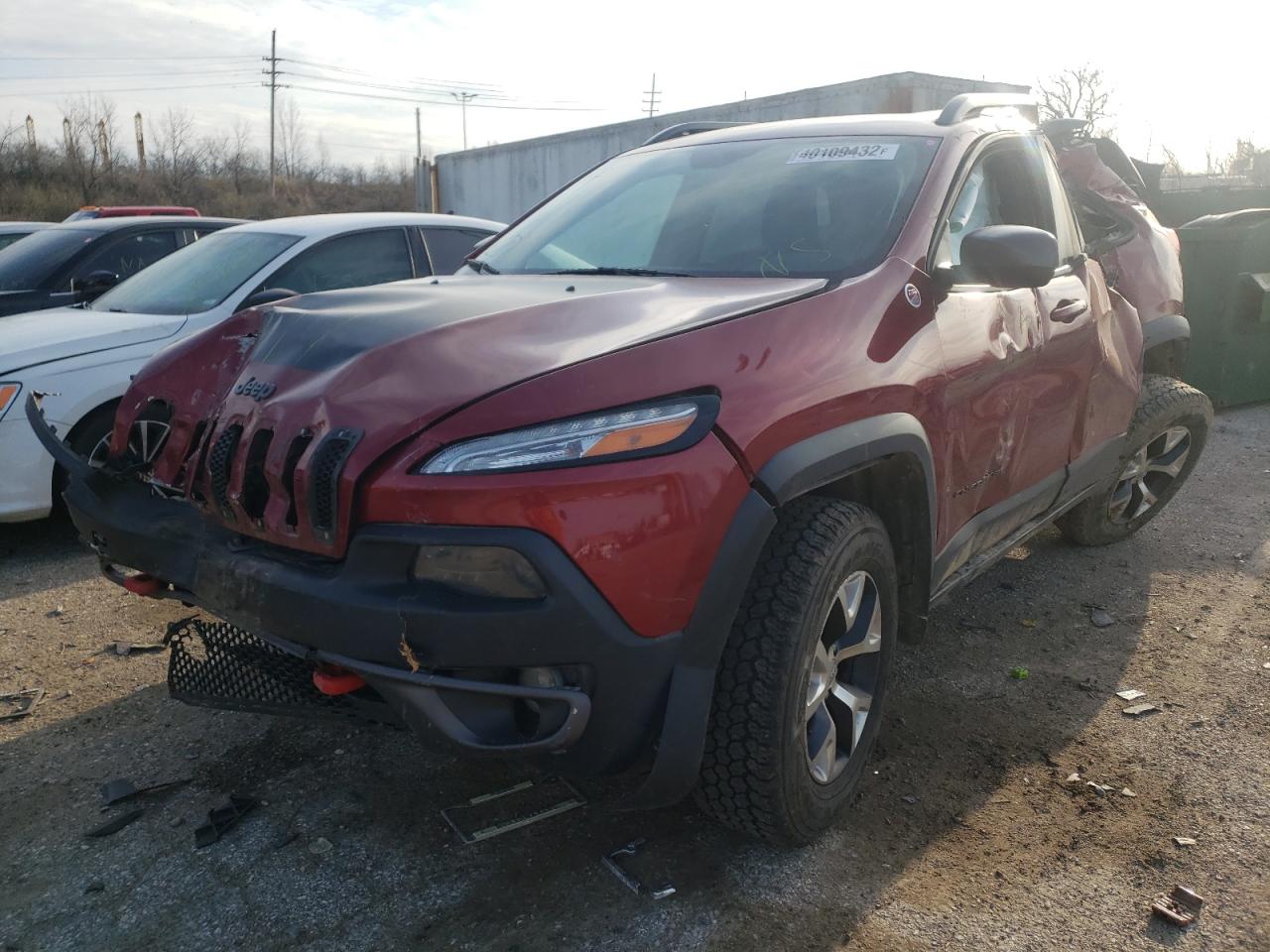 Photo 2 from auction – 2014 JEEP CHEROKEE T with VIN 1C4PJMBS5EW188813