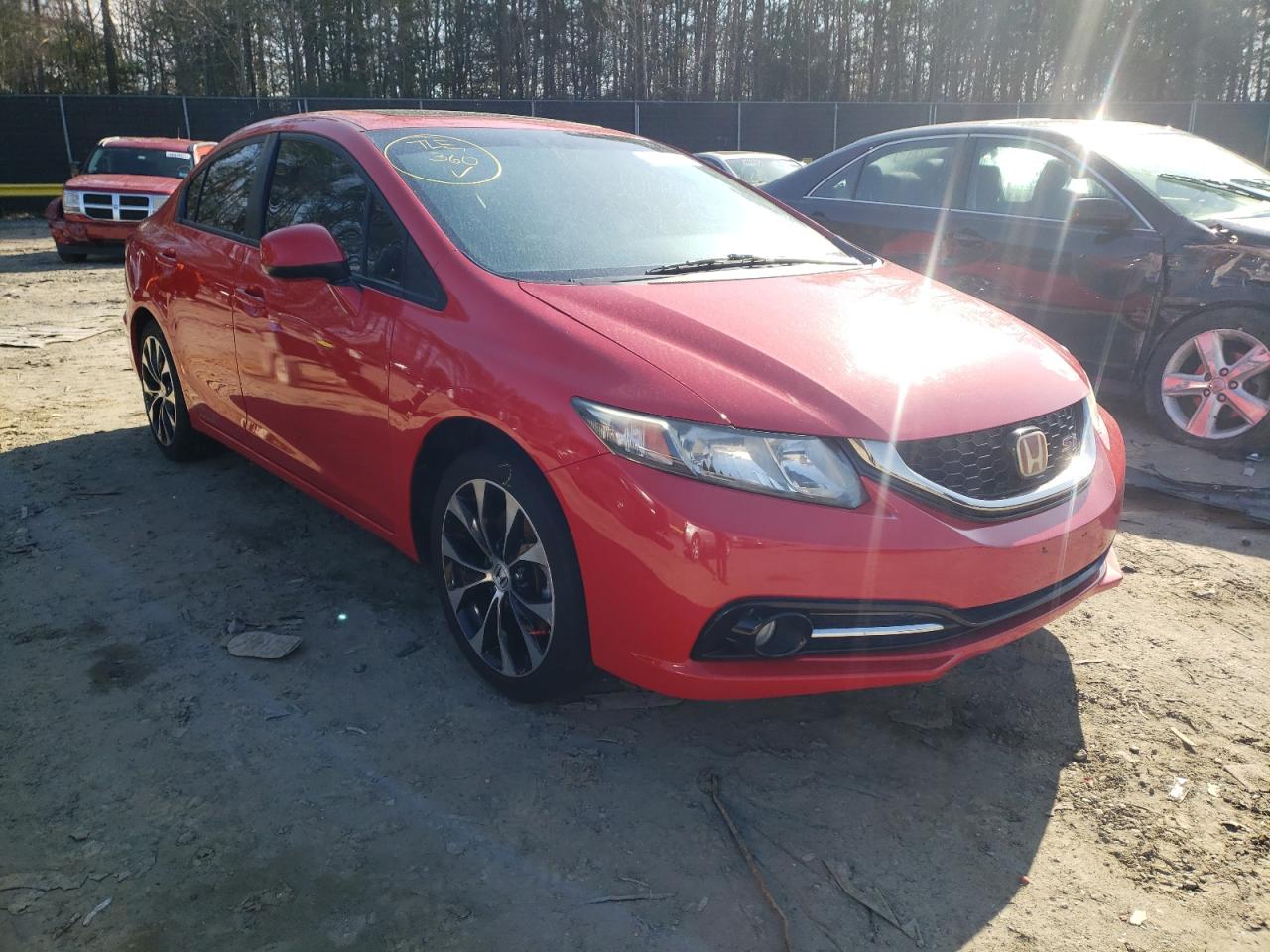 HONDA CIVIC SI 2013 with VIN 2HGFB6E56DH708669 - Photo from auction