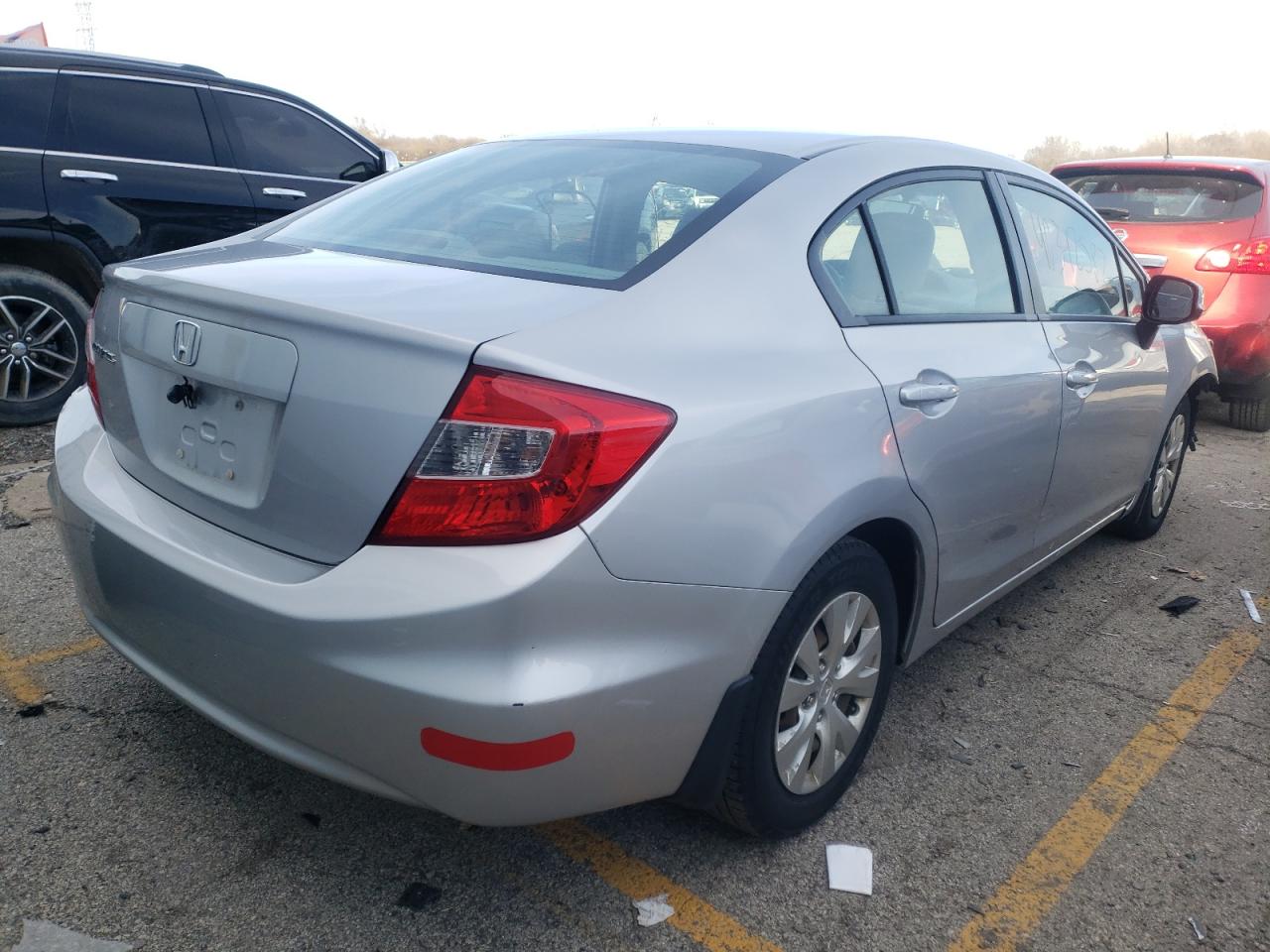 Photo 4 from auction – 2012 HONDA CIVIC LX with VIN 19XFB2F56CE077258