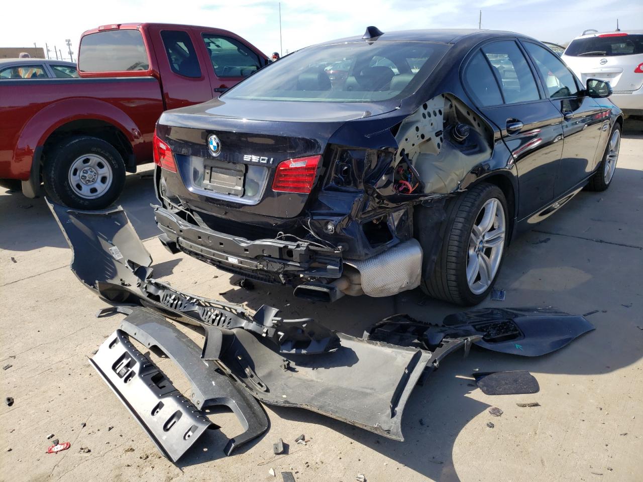 Photo 4 from auction – 2014 BMW 550 I with VIN WBAKN9C5XED000607