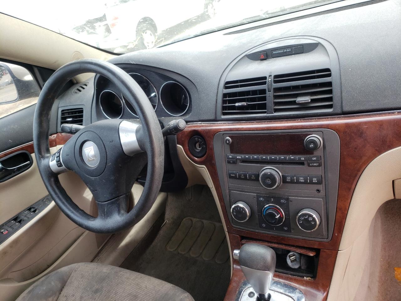 Photo 9 from auction – 2008 SATURN AURA XE with VIN 1G8ZS57N18F265030