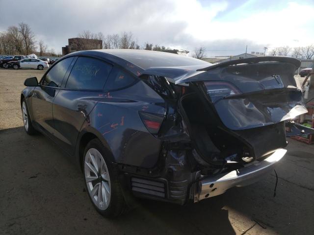 Photo 3 from auction – 2021 TESLA MODEL 3 with VIN 5YJ3E1EB2MF027660