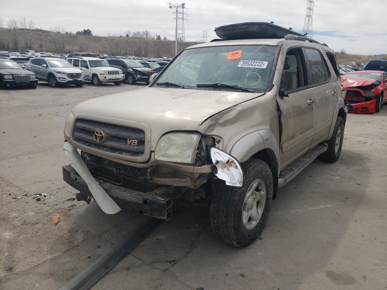 Photo 2 from auction – 2001 TOYOTA SEQUOIA SR with VIN 5TDBT44A21S041092