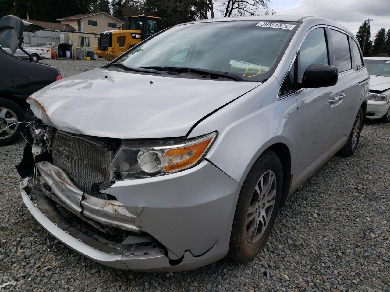 Photo 2 from auction – 2012 HONDA ODYSSEY EX with VIN 5FNRL5H40CB091540