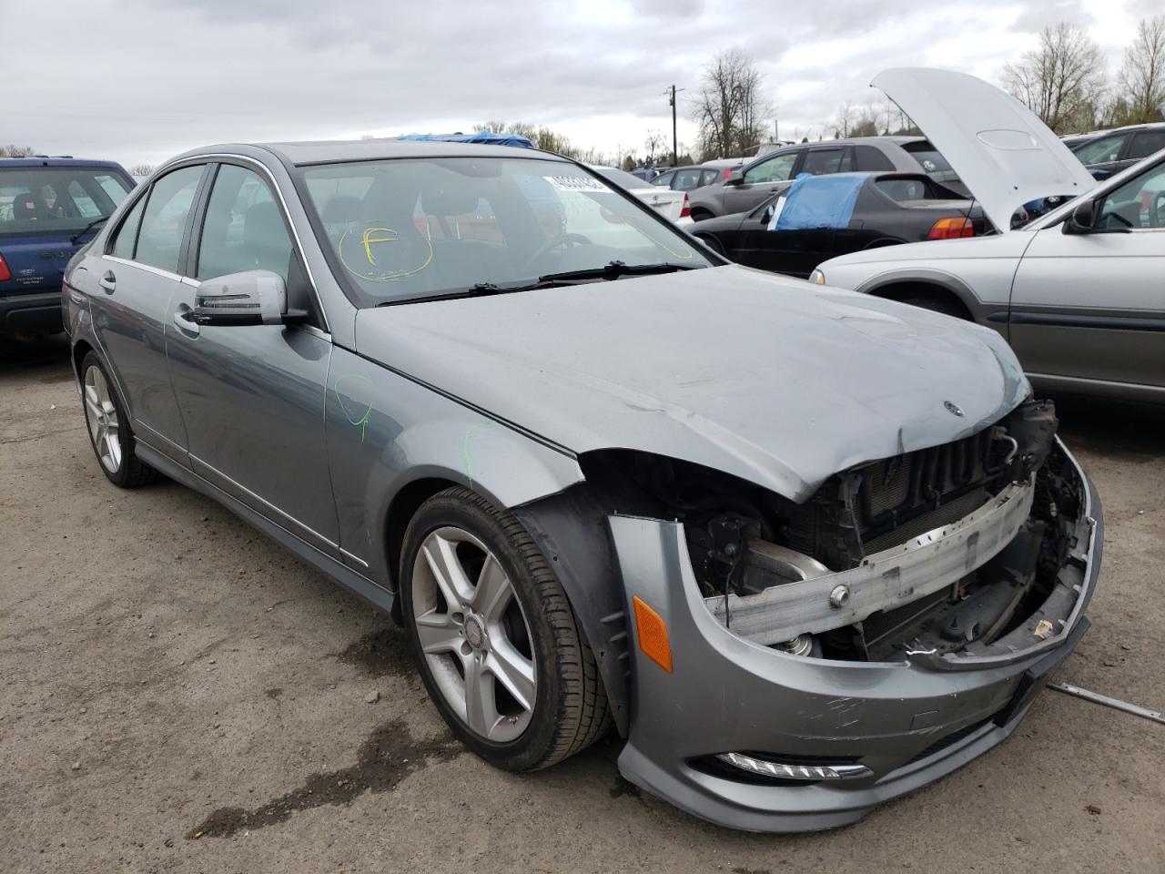 MERCEDES-BENZ C CLASS 4D 2011 with VIN WDDGF5EB8BR152911 - Photo from auction