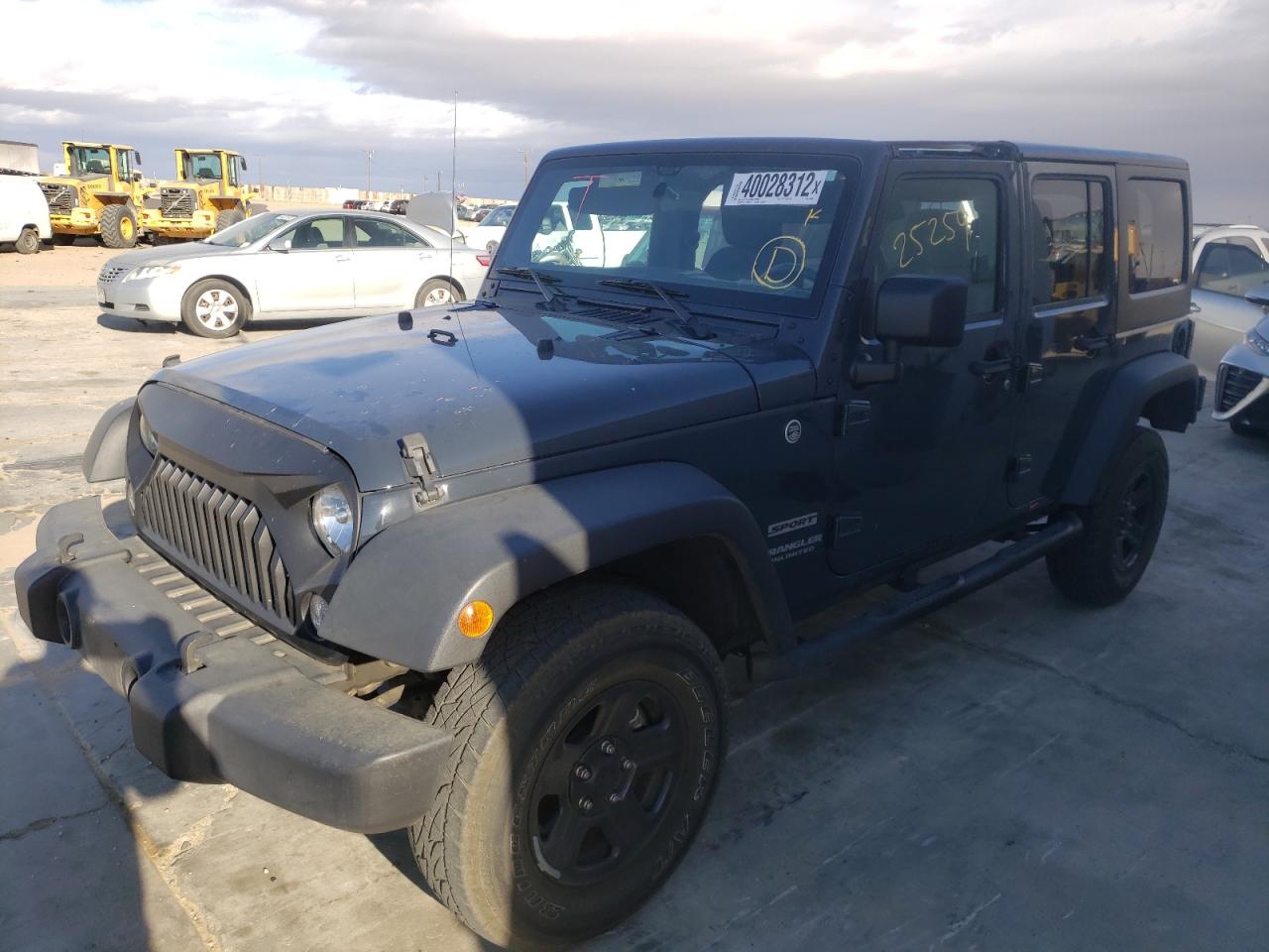 Photo 2 from auction – 2017 JEEP WRANGLER U with VIN 1C4BJWDG3HL729636