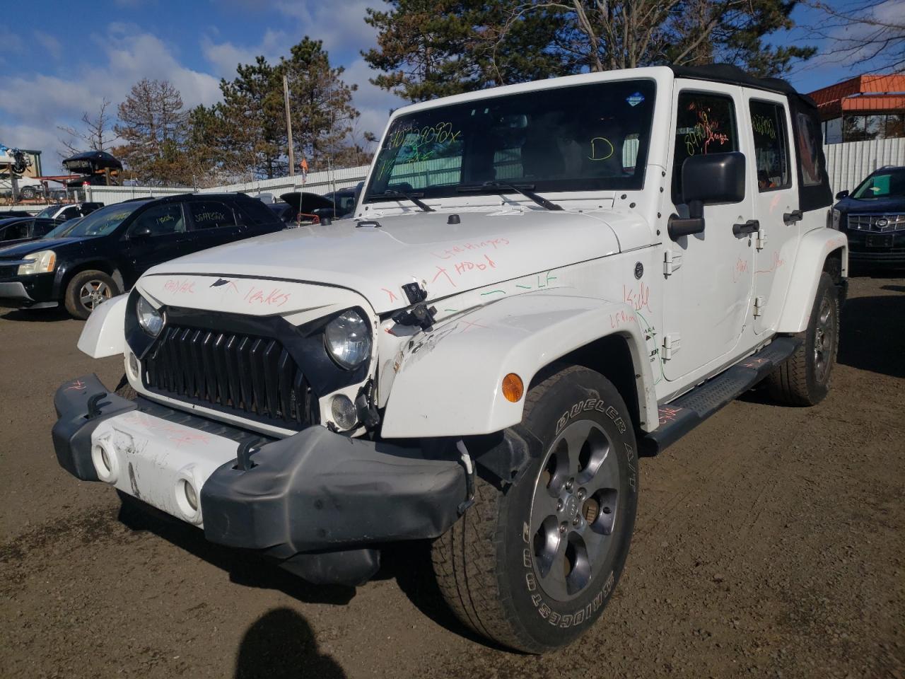 Photo 2 from auction – 2016 JEEP WRANGLER U with VIN 1C4HJWEG8GL109257