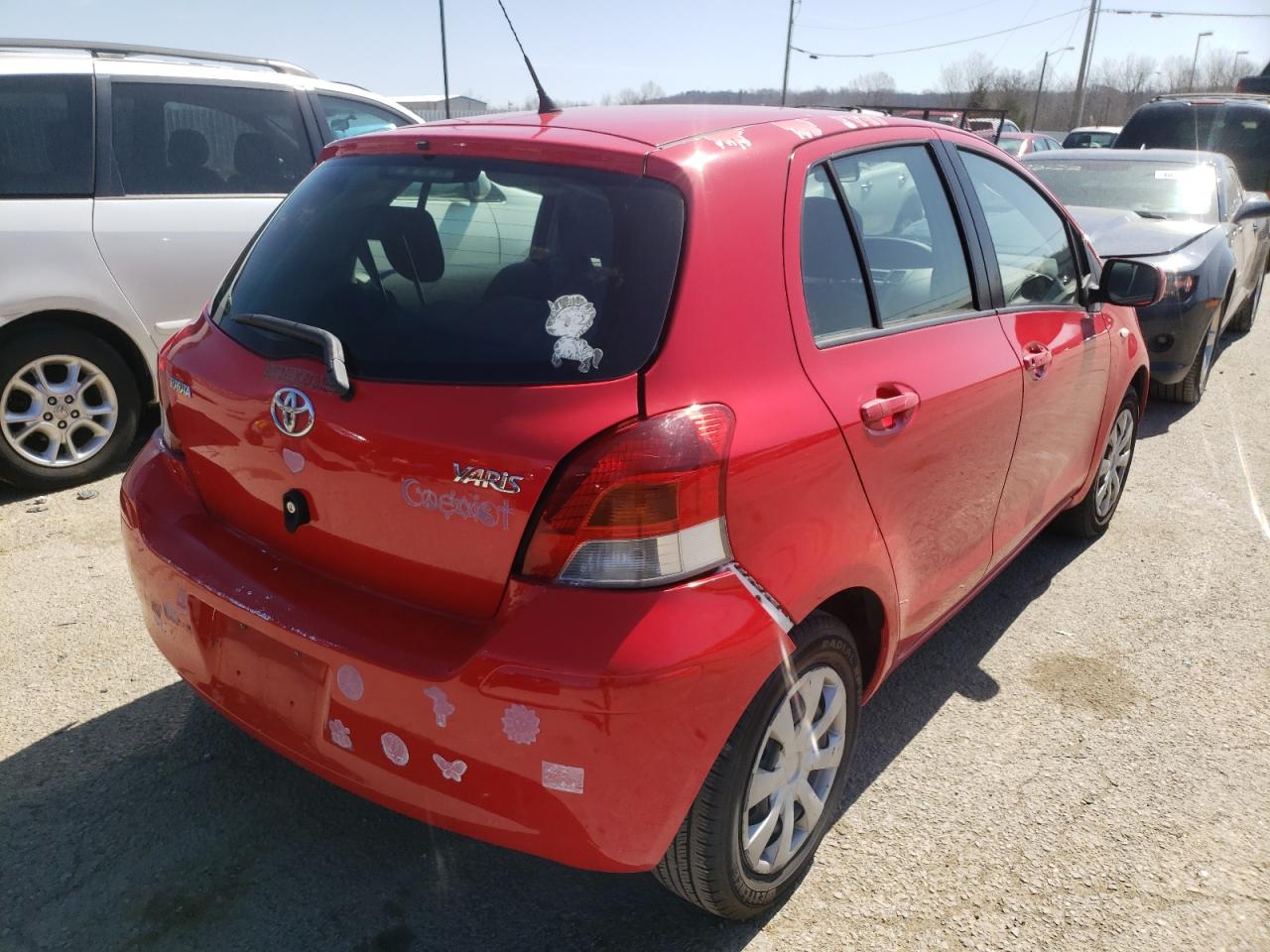 Photo 4 from auction – 2010 TOYOTA YARIS with VIN JTDKT4K37A5320144