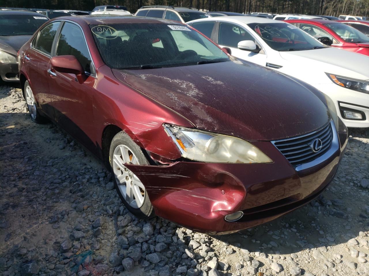 LEXUS ES 350 2008 with VIN JTHBJ46G582206804 - Photo from auction