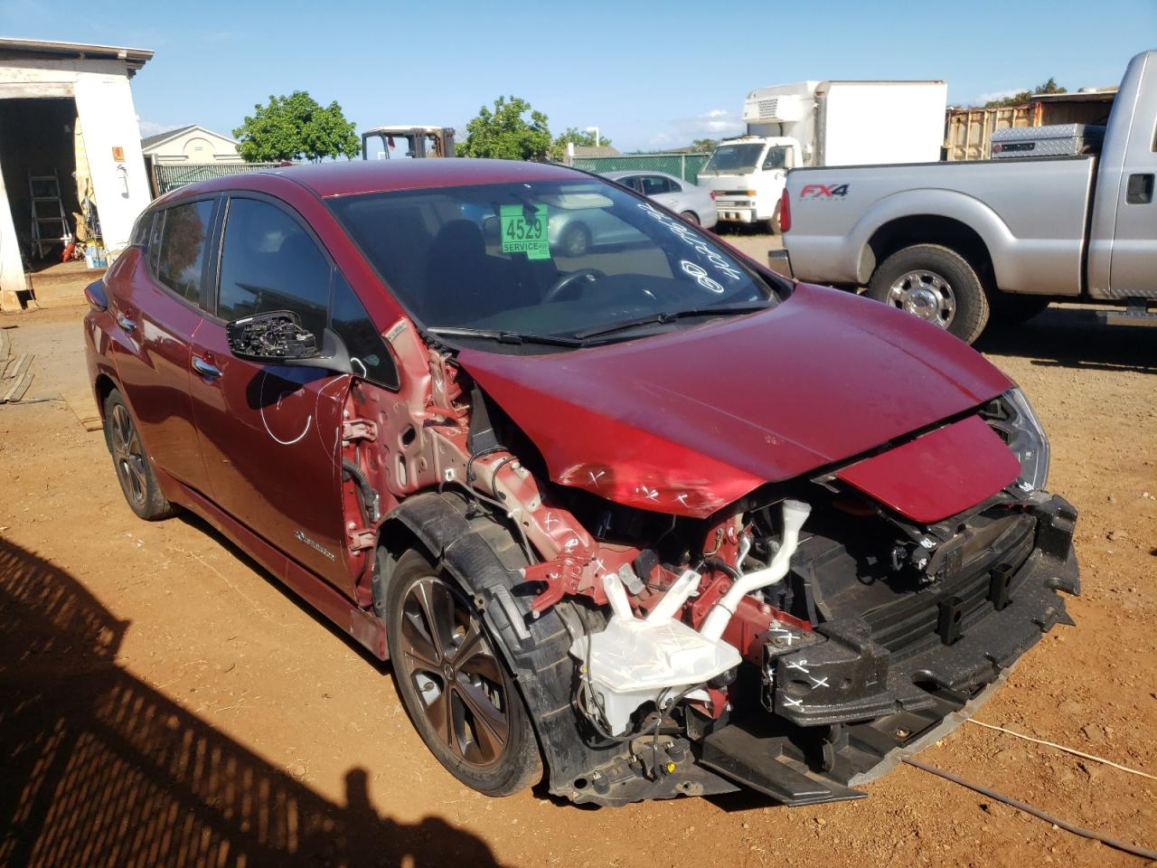Photo 1 from auction – 2018 NISSAN LEAF S with VIN 1N4AZ1CP3JC312151