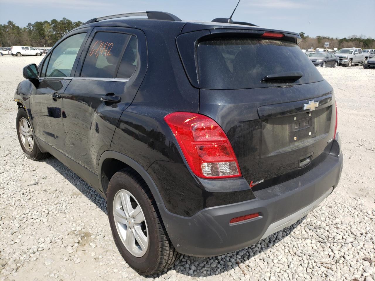 Photo 3 from auction – 2016 CHEVROLET TRAX 1LT with VIN KL7CJLSB9GB678980