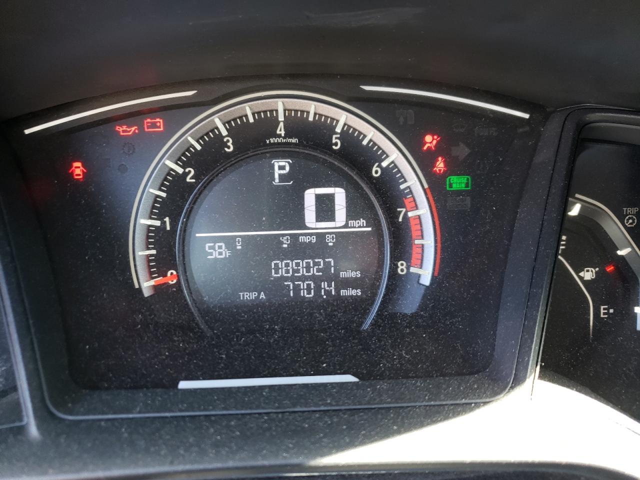 Photo 8 from auction – 2017 HONDA CIVIC LX with VIN 2HGFC2F55HH503564